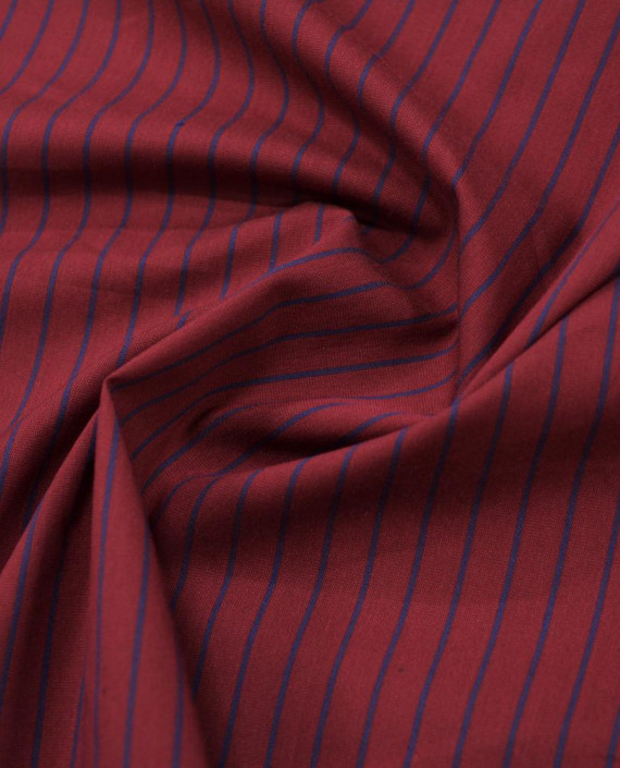 Хлопок рубашечный 3200 цвет бордовый полоска картинка